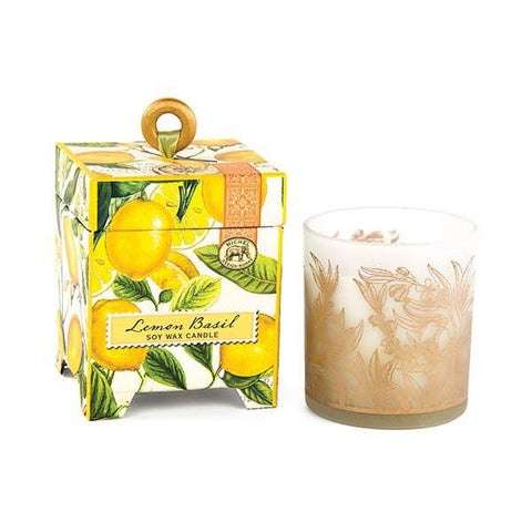 Lemon Basil Soy Wax Candle