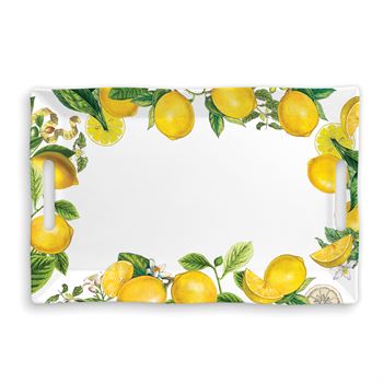 Lemon Basil Melamine Tray