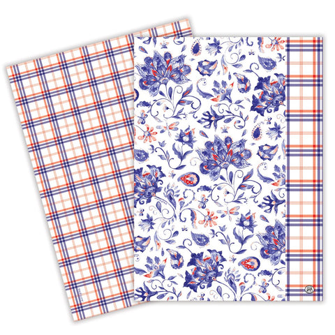 Paisley & Plaid Kitchen Towel Set of 2