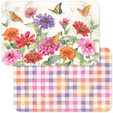 Plastic Reversible Rectangular Placemats (Multiple Styles)