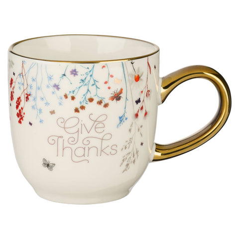 "Give Thanks" Ceramic Mug
