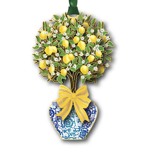 Lemon Tree Topiary Ornament
