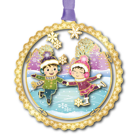 Ice Skating Children Ornament