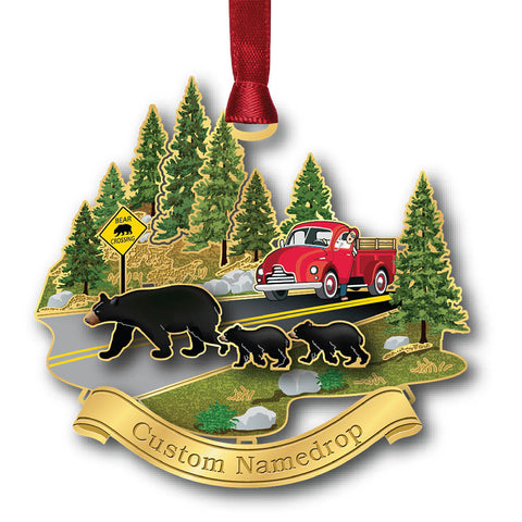 Bears Crossing Ornament