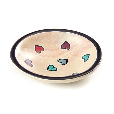 "Love Is Love" Soapstone Decorative Bowl