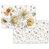 Plastic Reversible Rectangular Placemats (Multiple Styles)