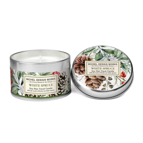 "White Spruce" Travel Candle