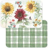 Plastic Reversible Rectangular Placemats (Multiple Styles)