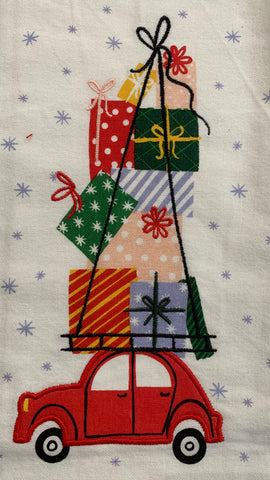 Holiday Hustle Embl Dish Towel