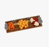 Acacia Wood Serving Tray Set (2 Styles)