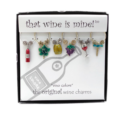 "Vino Colore" Wine Charms