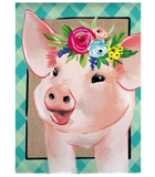 Crowned Pig Garden Flag