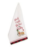 Bow-Wow Of Holly Dish Towel