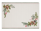 Boughs Of Holly Printed Placemat