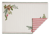 Boughs Of Holly Printed Placemat