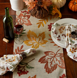 Falling Leaves Printed Napkin