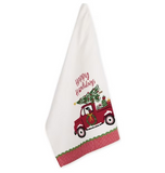 Happy Howlidays Embl Dish Towel