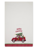 Happy Howlidays Embl Dish Towel