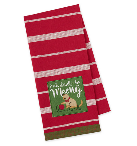 Be Meowy Embl Dishtowel