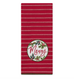 Holiday Embl Dish Towel
