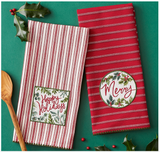 Holiday Embl Dish Towel