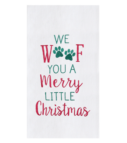 Merry Woofmas Towel