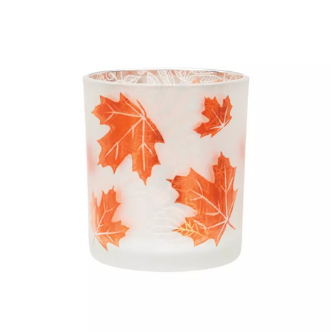 Fall Leaves Glass Container (2 Variants)