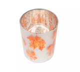 Fall Leaves Glass Container (2 Variants)