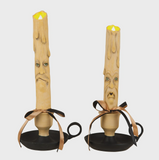 Frick/Frack LED Candlestick Set of 2