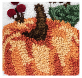 Pumpkin Hooked Pillow