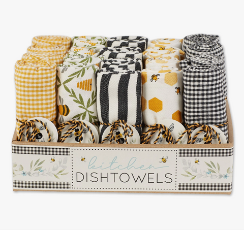 Honey Bee Dishtowels (5 Variants)