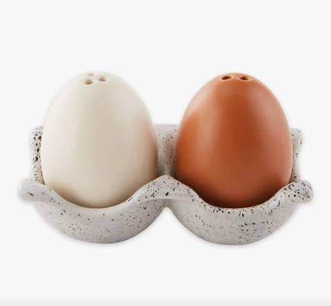 Fresh Eggs Ceramic Salt and Pepper Shaker