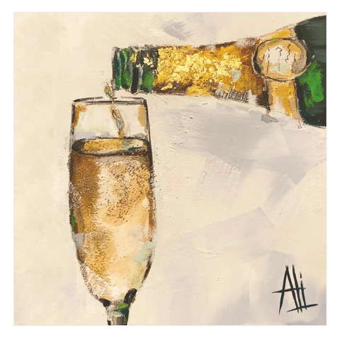 "The Art of Champagne" Cocktail Napkins