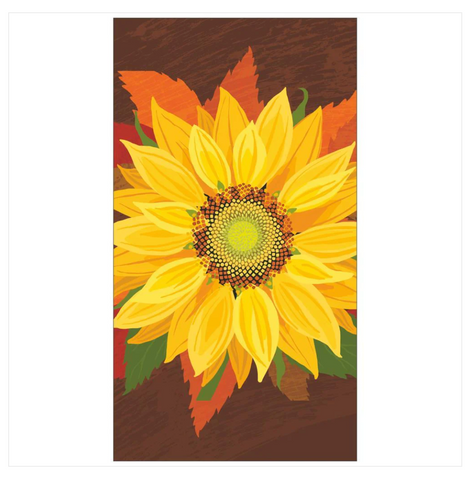 "October Sunflower" Guest Towels