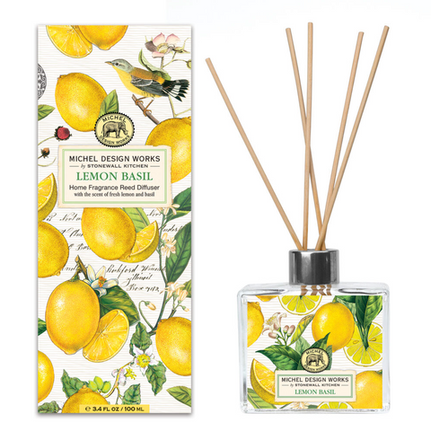 "Lemon Basil" Home Fragrance Reed Diffuser