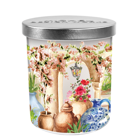 "Tuscan Terrace" Candle Jar with Lid