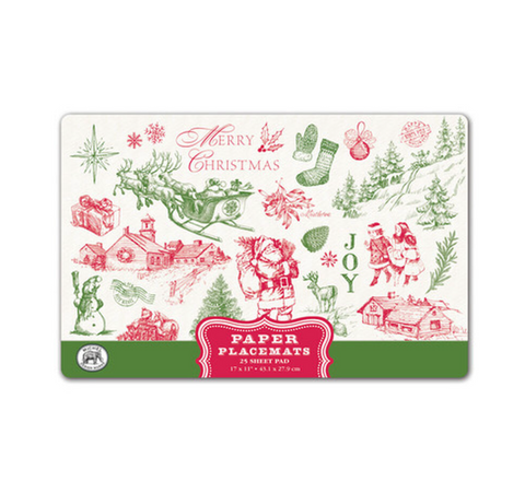"It's Christmastime" Paper Placemats