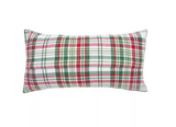 Cozy Christmas Plaid Pillow