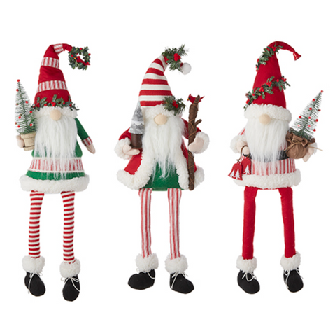 Countryside Sitting Gnome (3 Variants)