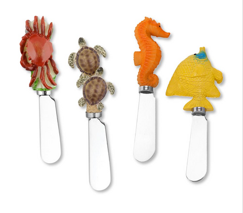 Set of 4 Cheese Spreaders (Multiple Styles)