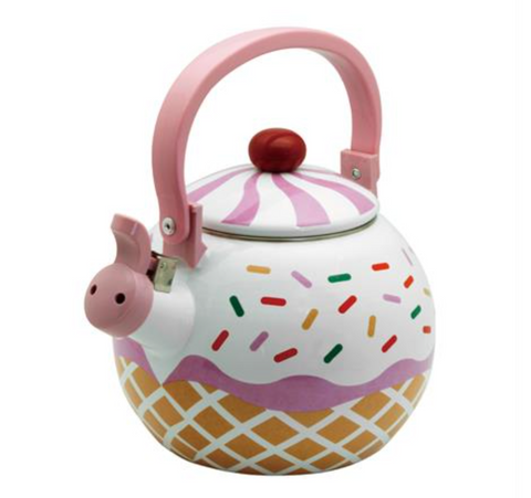 Strawberry Cupcake Whistling Tea Kettle