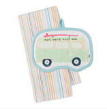 Beach Bus Potholder Gift Set