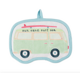 Beach Bus Potholder Gift Set