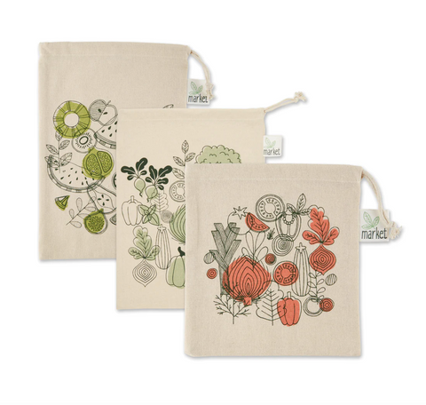 Market Produce Bags Set Of 3