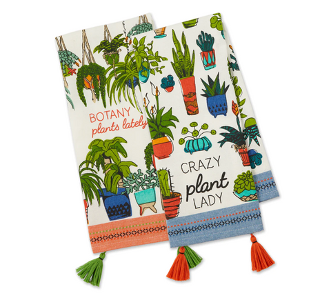 Plant Lady Printed Dishtowels (2 Variants)