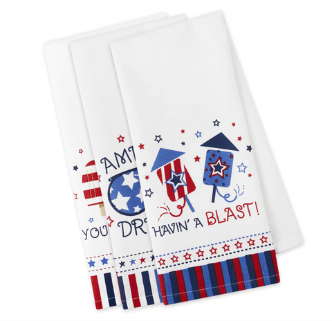 American Dream Printed Dishtowels (3 Variants)