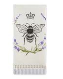 "Royal Lavender Bee" Dish Towel