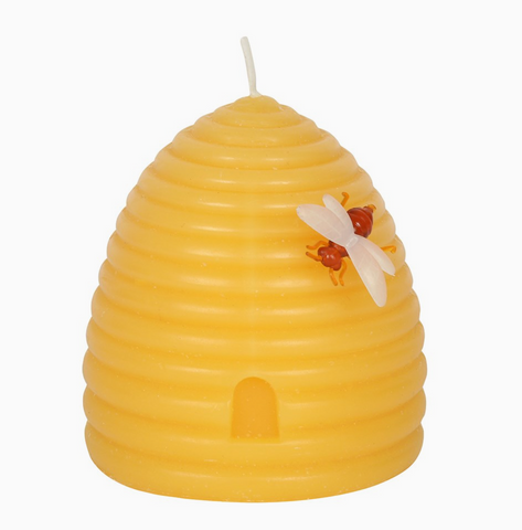 Beeswax Bee Hive Shaped Candle