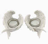 Set of 2 Winged Candle Holders