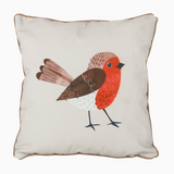 Garden Robin Square Cushion